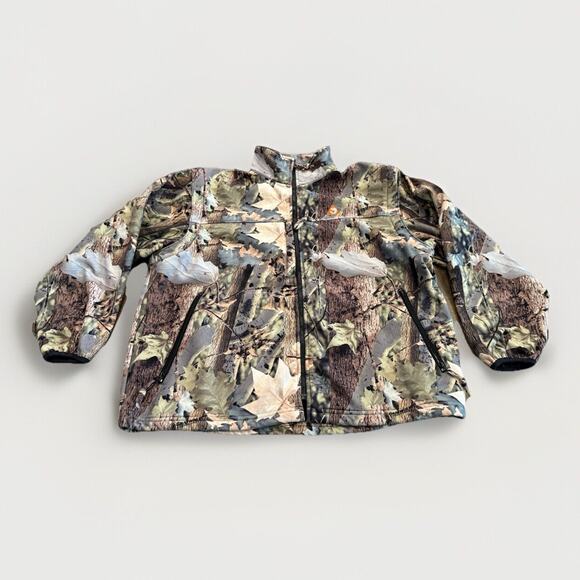 Kings Camo Big Horn Mens Camo Arm Zip Off Hunting Softshell Full Zip Jacket XL - Picture 1 of 9